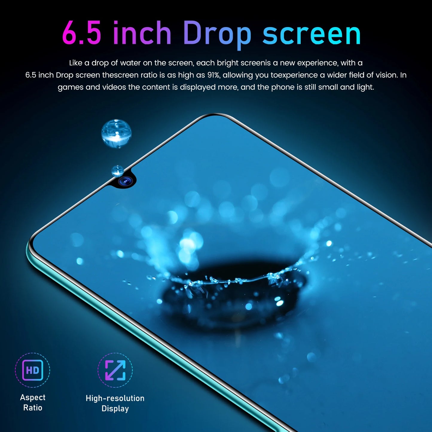 XS16 Pro NEW 2025 Smartphone 6.5 inch New Full Screen CellPhone 5200mAh Mobile Phones Global Version