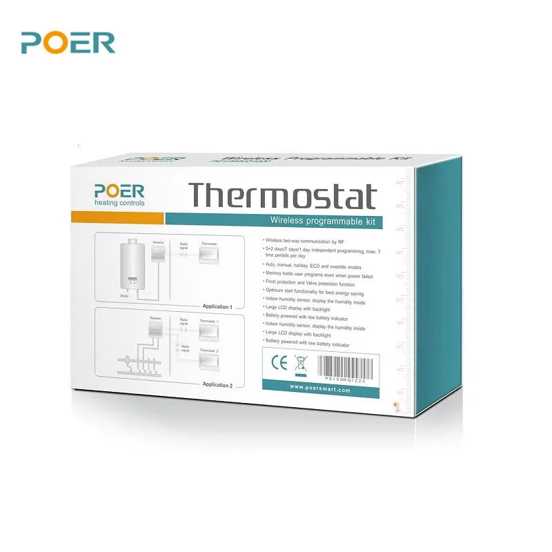 Wireless digital thermoregulator smart wifi heating thermostat temperature controller for gas boiler warm floor humidity sensor