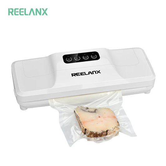 REELANX Vacuum Sealer V1 140W Automatic Vacuum Packing Machine for Food with 15pcs Bags Best Vacuum Packer Sealing Packaging