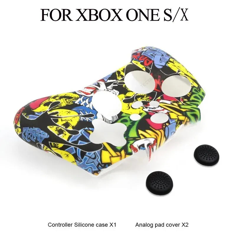 Soft Silicone Case For Xbox Series X/S Controller Protective Skin Gamepad Accessories Thumb Grips Caps Joystick Cover Shell