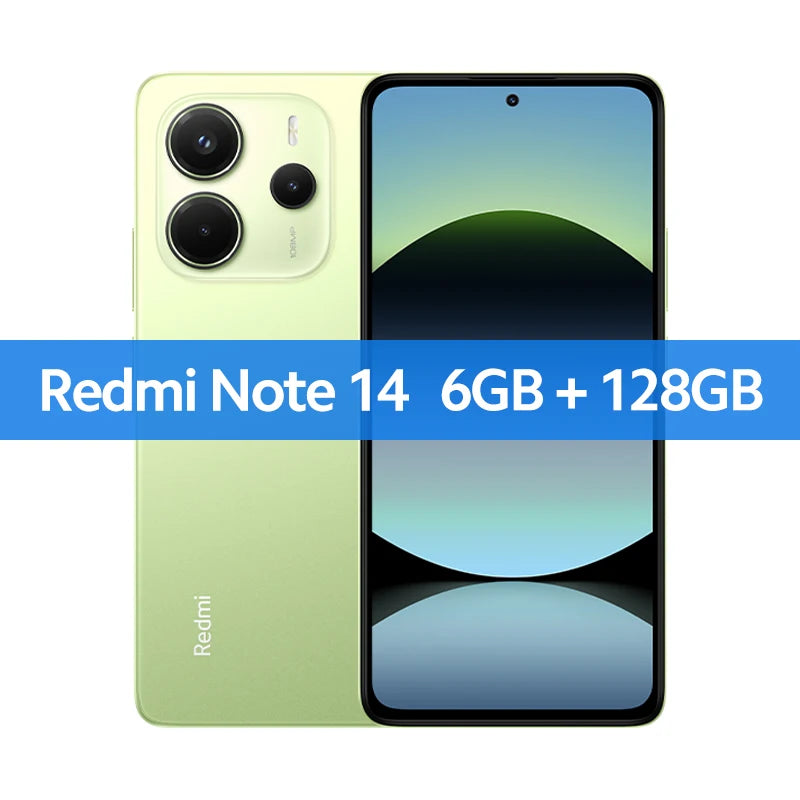 【World Premiere】Global Version Xiaomi Redmi Note 14 MediaTek Helio G99-Ultra 108MP AI Camera 6.67" AMOLED 120Hz Display 5500mAh