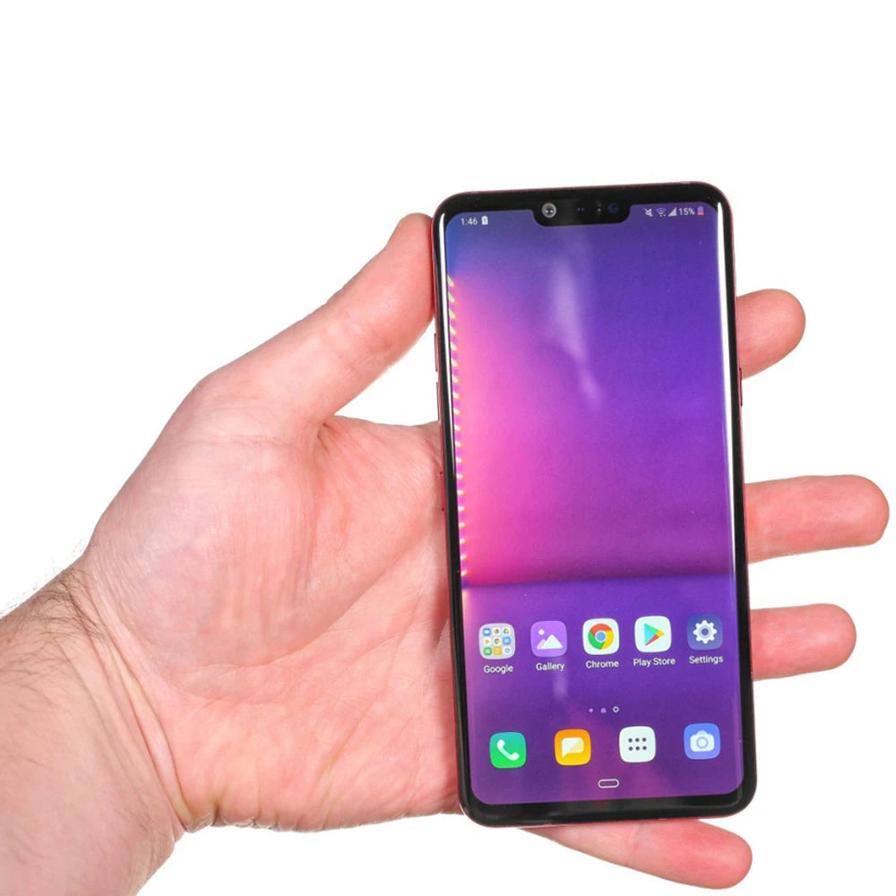 Original LG G8 ThinQ 4G Mobile Phone G820TM G820N 6GB 128GB 6.1" P-OLED Screen 12MP+16MP NFC Octa-Core Android LG G8 Cell phone