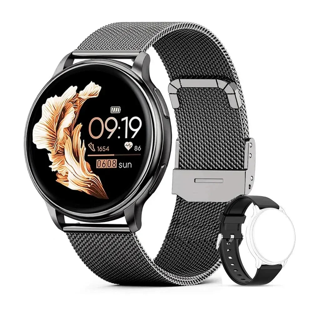 Bluetooth Call Smart Watch Women Steel Watches Men Sports Fitness Tracker Heart Rate Smartwatch For Android IOS G35