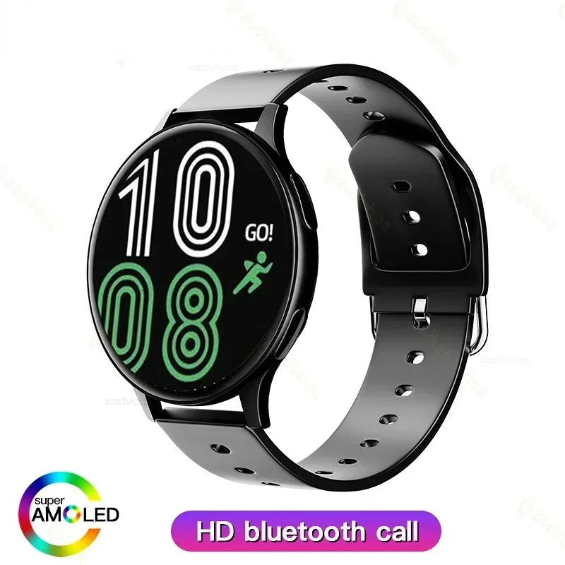 Fashion New Smart Watch Round Smartwatch Bluetooth Calls Watches Men Women Fitness Bracelet Custom Watch Face +Gift Box