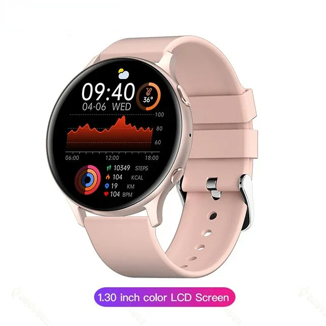 New Bluetooth Call Smart Watch Women Sports Fitness Tracker Waterproof 2025 Smartwatch Large HD Screen For Huawei Phone