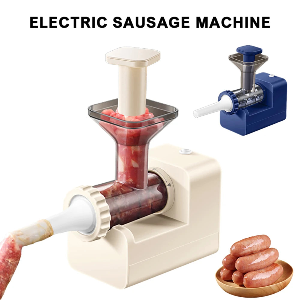 New Electric Sausage Machine for Household and Commercial Use, Fully Automatic Tool Sausage Machine 220V