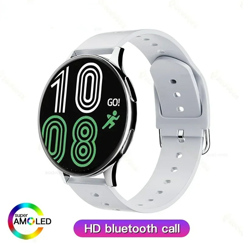 Fashion New Smart Watch Round Smartwatch Bluetooth Calls Watches Men Women Fitness Bracelet Custom Watch Face +Gift Box