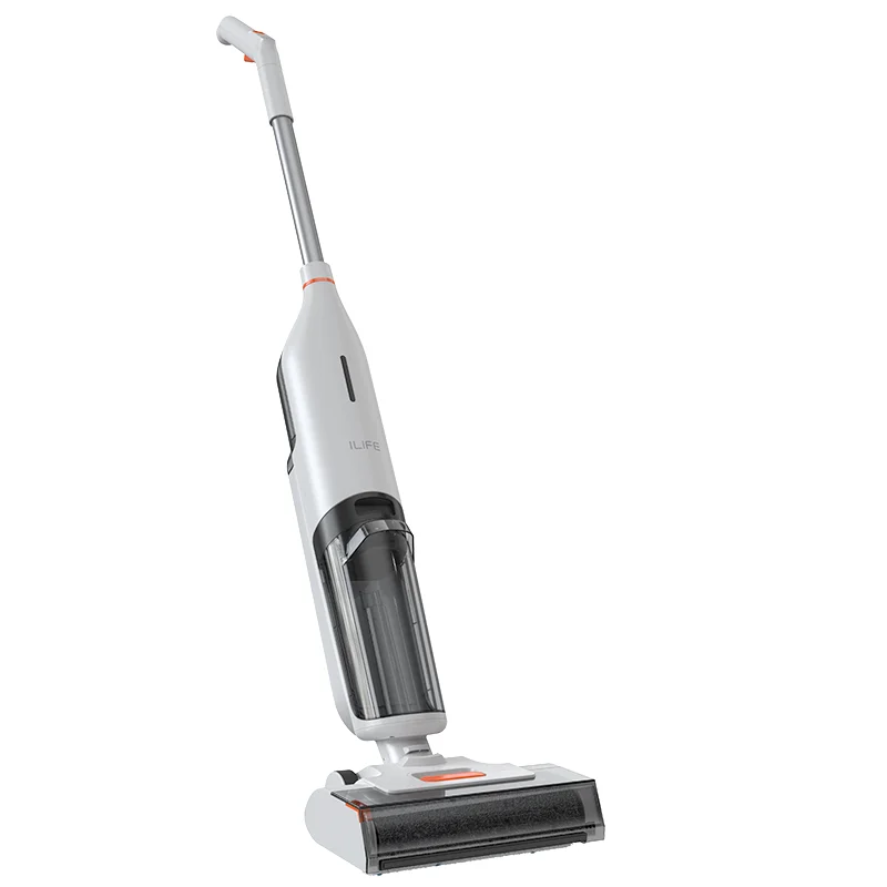 ILIFE W90 Cordless Wireless Wet Dry Smart Mop Washing , 5500Pa Suction, 1 Min Self Cleaning, Large Dual Water Tank