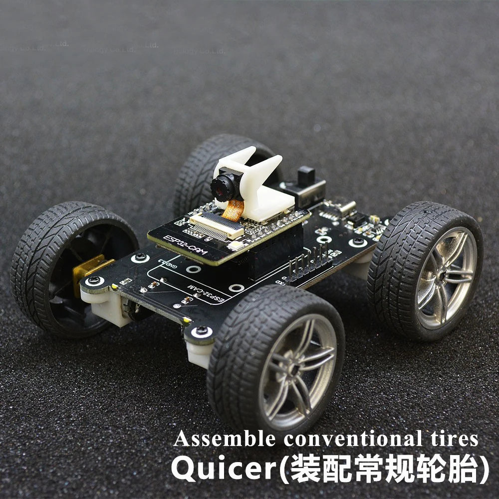 WiFi Robot Car with Camera Open Source ESP32 for Arduino Programming Quicker Android English APP or Webpage Control Robot Kit