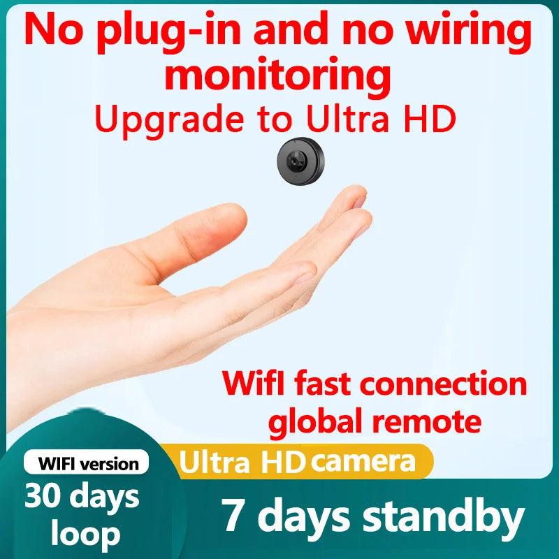 A brand only sells super high-definition small camera wireless monitor home wifi remote mobile phone 360-degree panoramic conversational intercom with voice mini portable photography indoor home set connected to smart plug-in