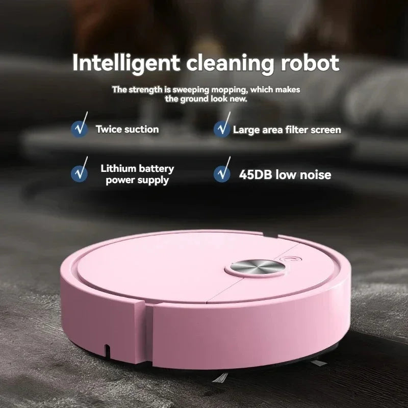 Robot Cleaning Robot 3 in 1 Smart Sweeping Robot Vacuum Cleaner 4000Pa Strong Suction Easy To Use For Hard Floors Pet Hair Carpets New