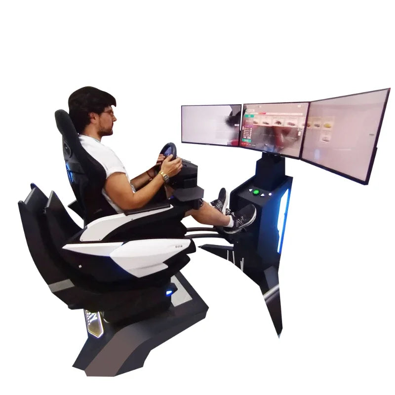 Steering Wheel Gaming Direct Cockpit PS4 PS5 Drive F1 Car and Pedals Sim Racing Driving Simulator Machine