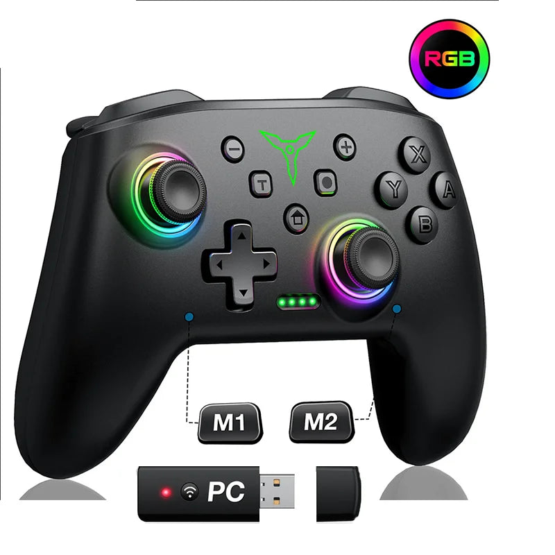 BEBONCOOL Wireless Switch Pro Controller with Joystick Double Vibration Compatible for Switch OLED/Lite Switch Remote Gamepad