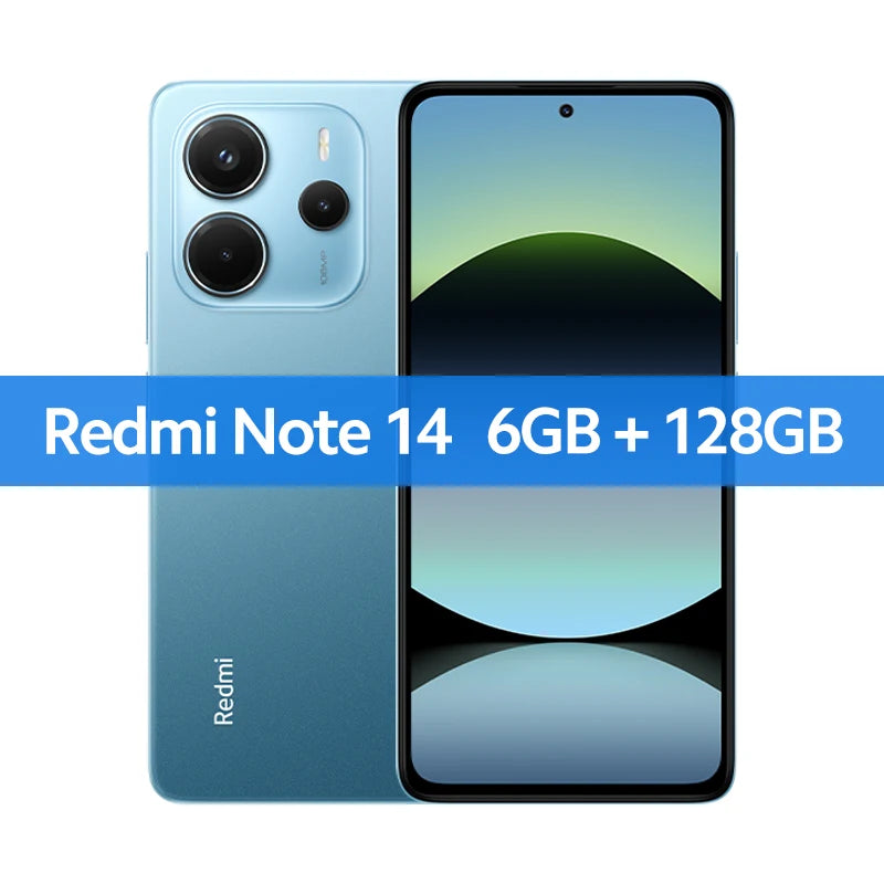 【World Premiere】Global Version Xiaomi Redmi Note 14 MediaTek Helio G99-Ultra 108MP AI Camera 6.67" AMOLED 120Hz Display 5500mAh